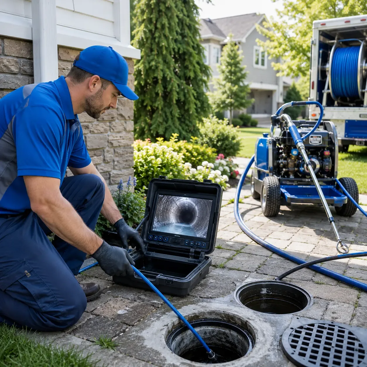Outdoor drain cleaning professionals serving Lakeville, MA