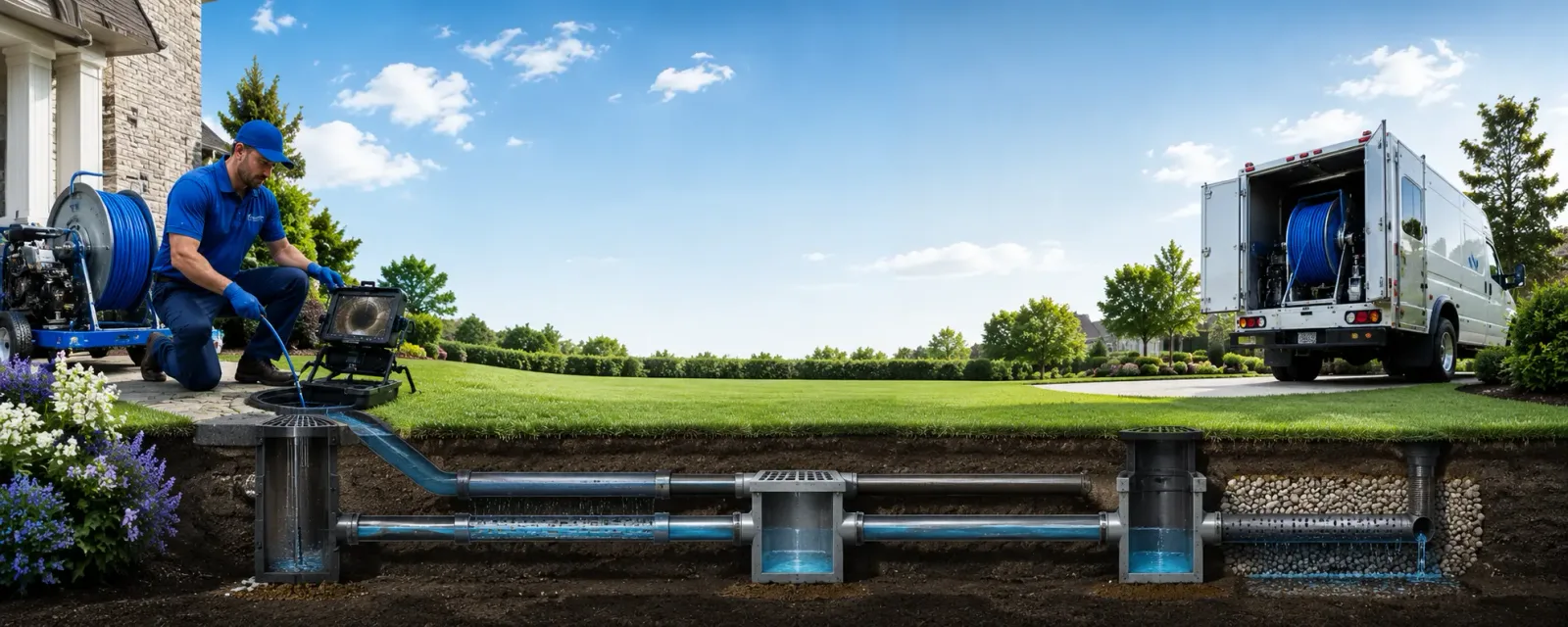 Outdoor drain cleaning information for Lakeville, MA